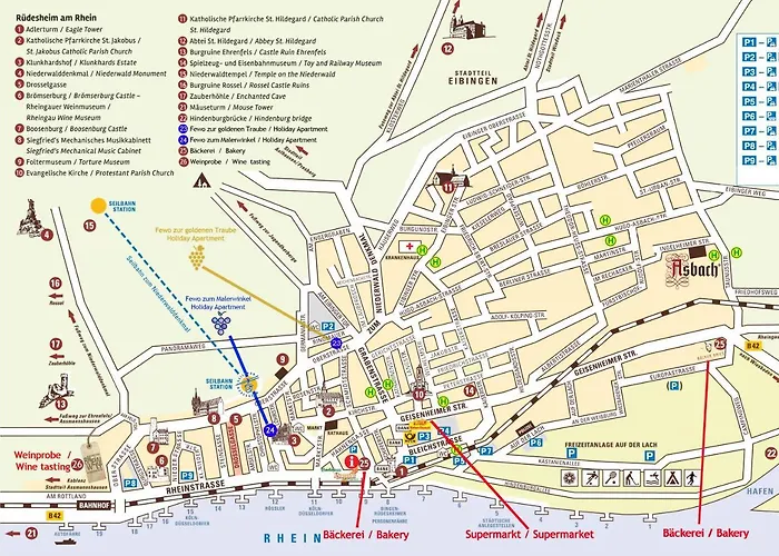 Zur Goldenen Traube * Ruedesheim am Rhein